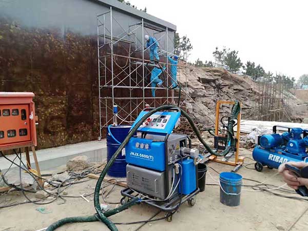 聚脲噴涂機H5600(T)型(圖3) 室外形象墻展覽墻聚脲噴涂機防腐防水施工